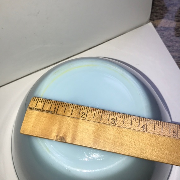 Vintage Fire King Delphite blue mixing bowl - Picture 7 of 9